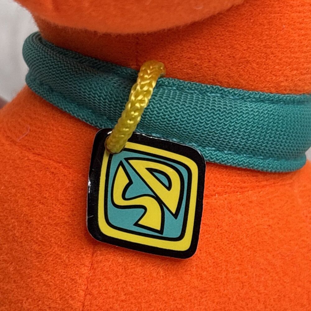 βNWTβ ~Scooby-Doo Fluorescent Plush Neon Orange Toy Factory 9" Halloween π ~ β - Picture 13 of 16